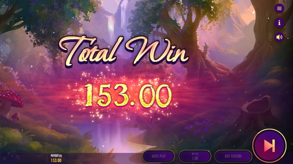 Cenário místico e florestal do slot Pan’s Arcadia com elementos da mitologia grega
